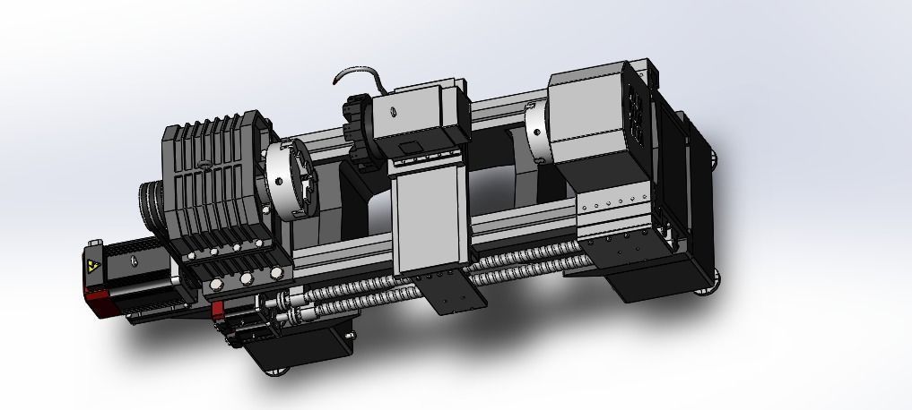 Assembly of machining equipments 3D model_10