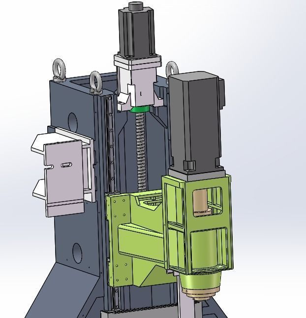 Assembly of machining equipments 3D model_25