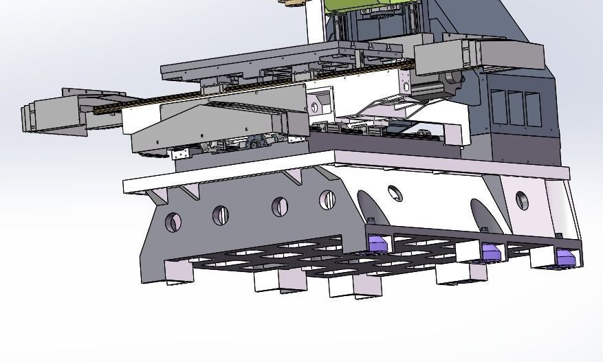 Assembly of machining equipments 3D model_22