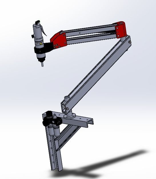 Assembly of machining equipments 3D model_20