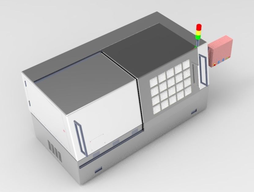 Assembly of machining equipments 3D model_15
