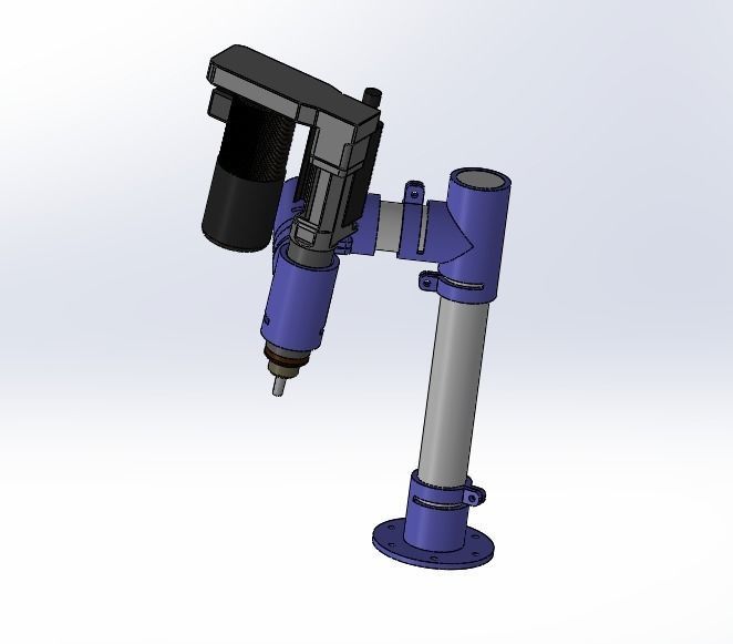 Assembly of machining equipments 3D model_17