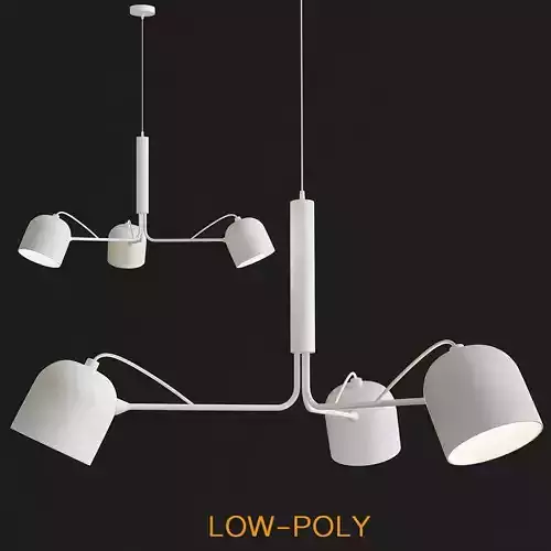 Liang Pendant lamp 3d model Low-poly 3D model