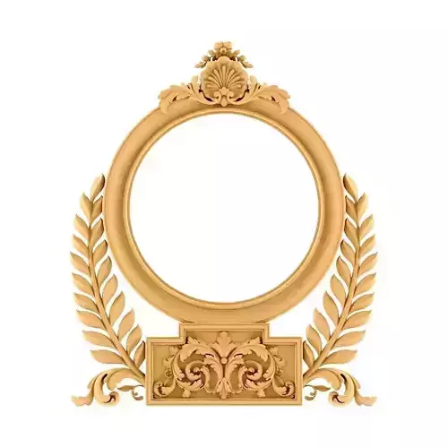 Frame ornate gold