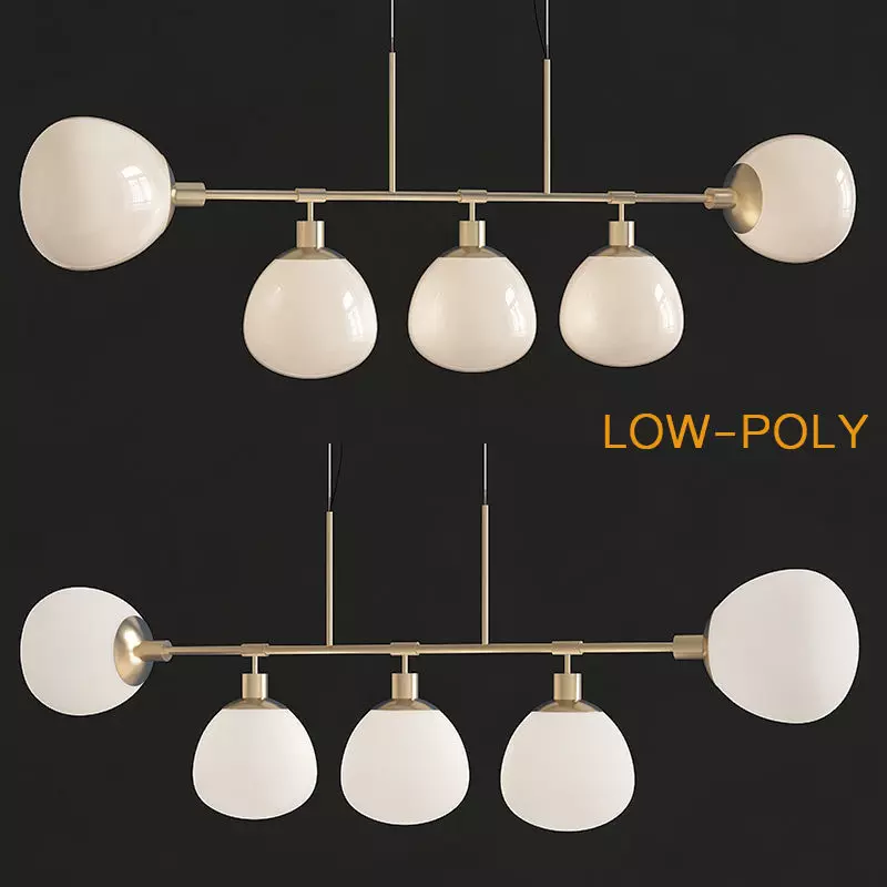 Chandelier Suspension Light Erich Maytoni 3d model Low-poly 3D model_0