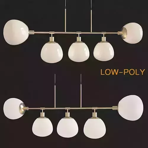 Chandelier Suspension Light Erich Maytoni 3d model Low-poly 3D model
