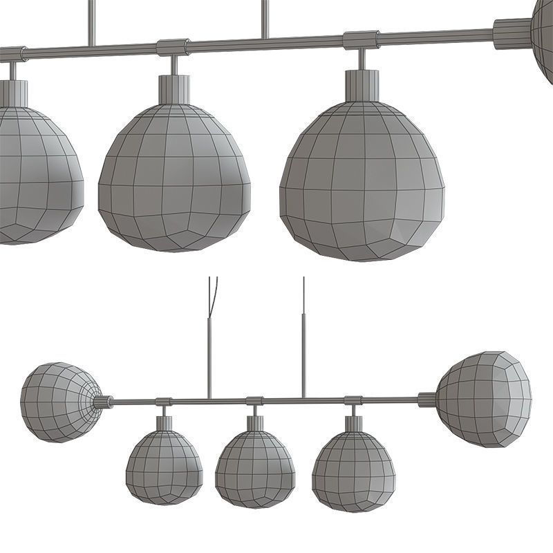 Chandelier Suspension Light Erich Maytoni 3d model Low-poly 3D model_1