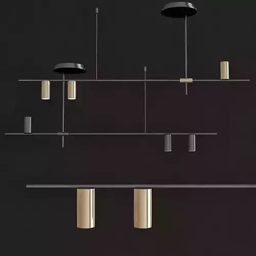 Tribes Linear Pendant 3d model