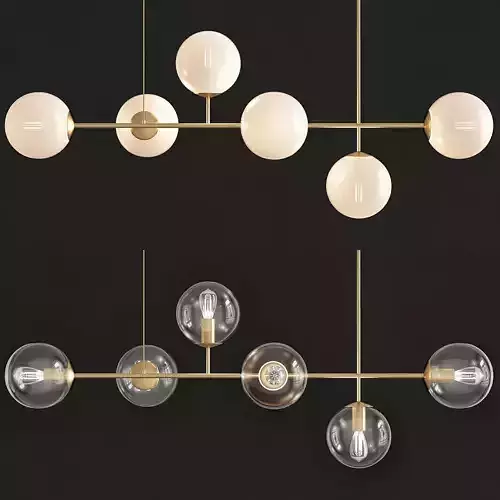 Raizer Linear Chandelier 3d model