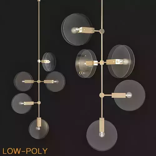 Nebulae Chandelier 3d model