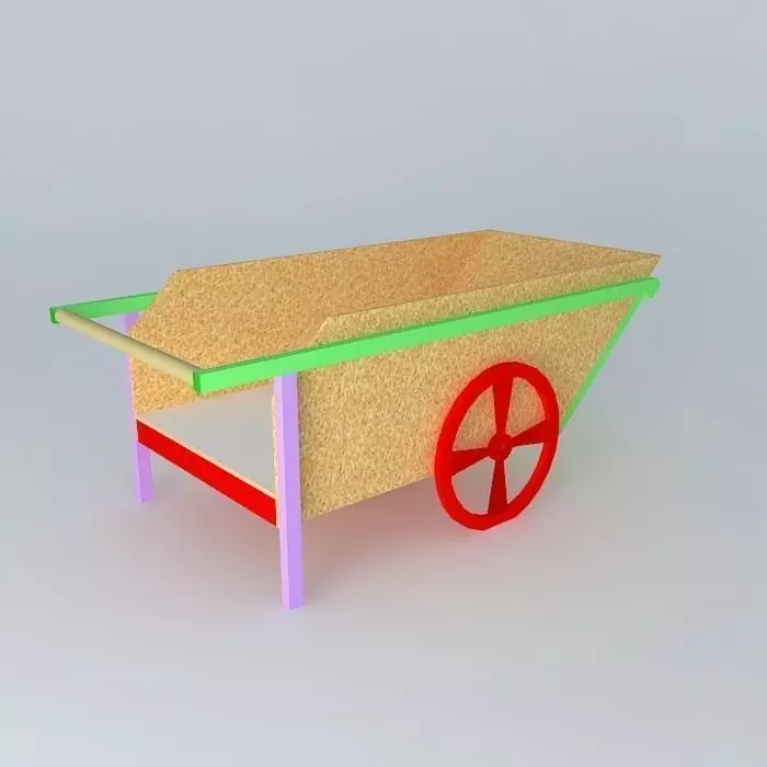 Mulch Cart Free 3D model
