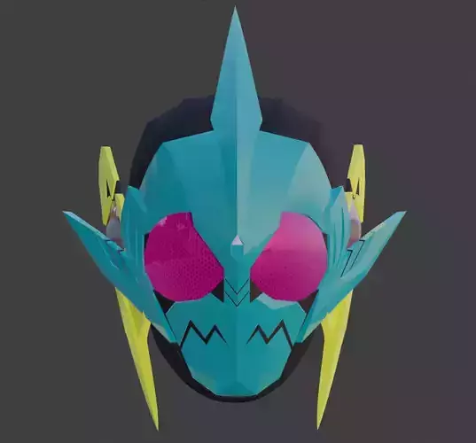 Kamen Rider Zero one Biting Shark Mask 3D print model