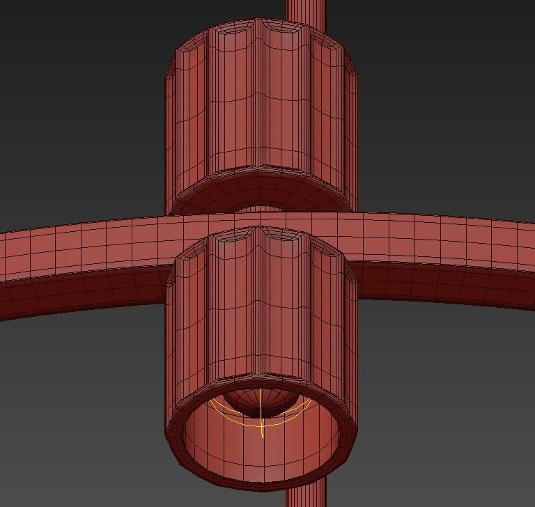 Zhongshan chandelier 3D model_5