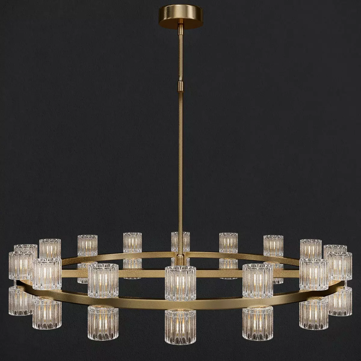 Zhongshan chandelier 3D model_0