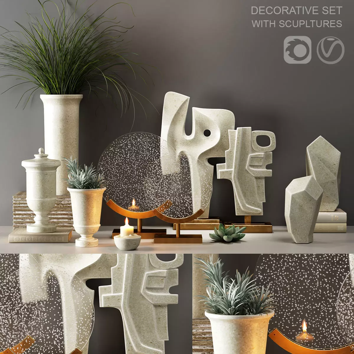 Decor Set 31 3D model_0