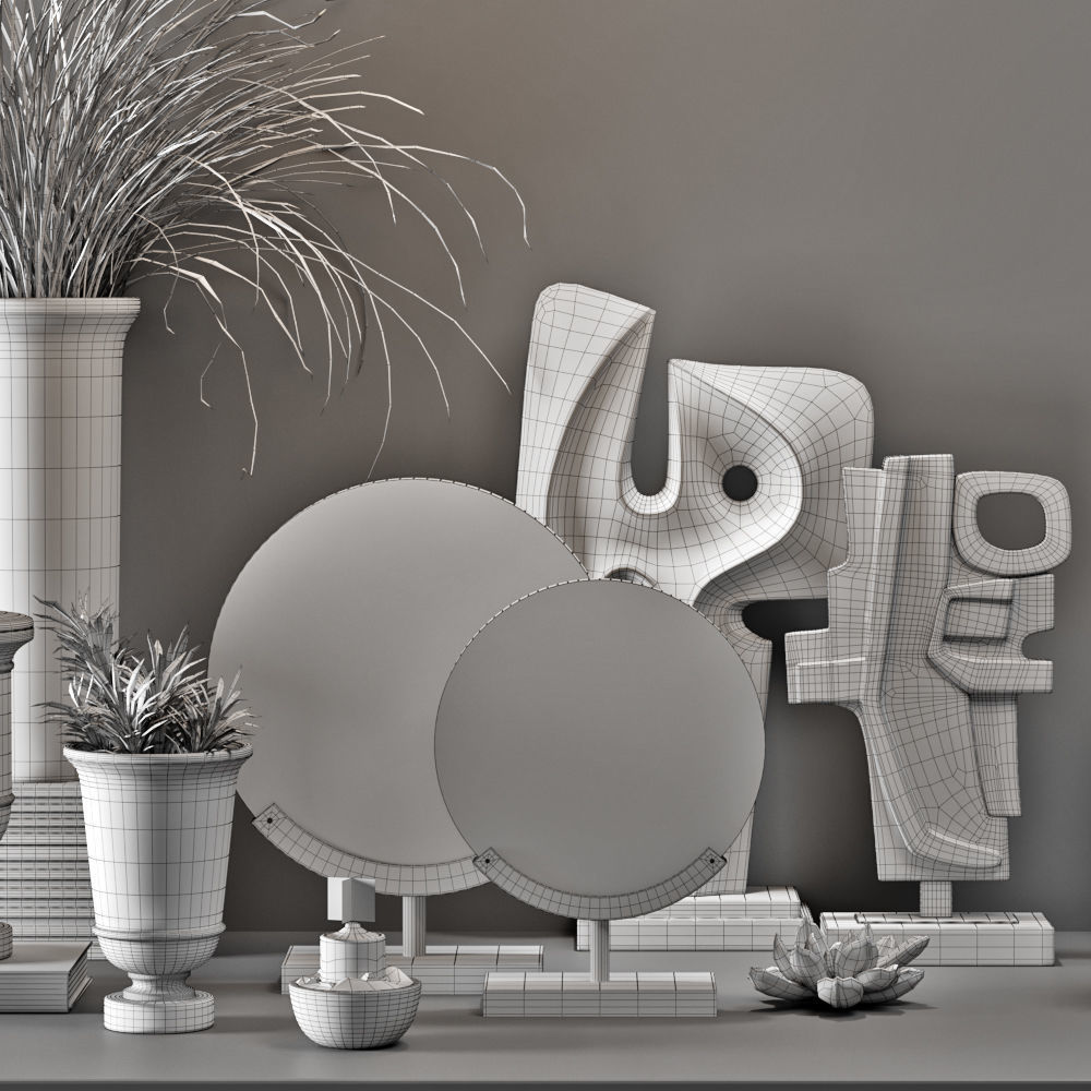 Decor Set 31 3D model_2