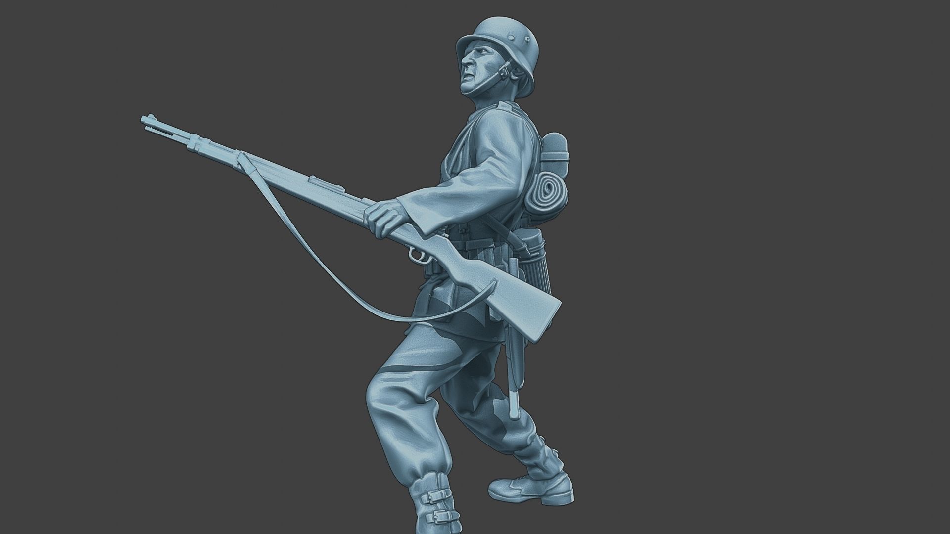 German soldier ww2 grenade G1 3D print model_27