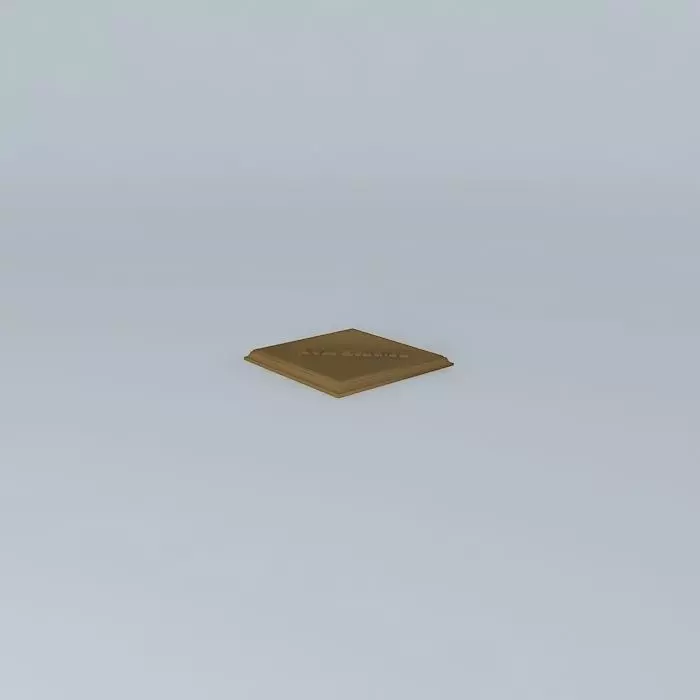 Chocolate Square Free 3D model_0