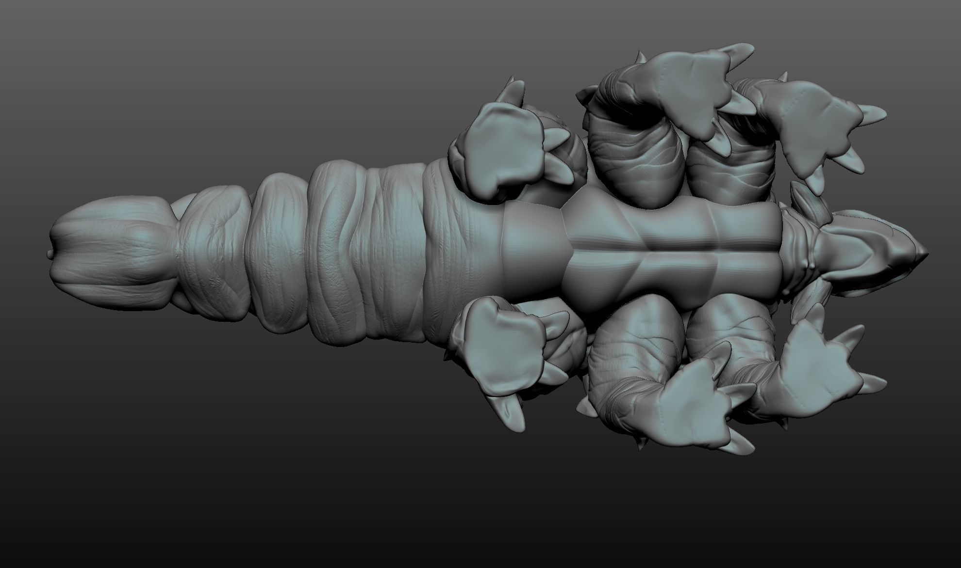 Turtle Tarasque Beast 3D print model_6