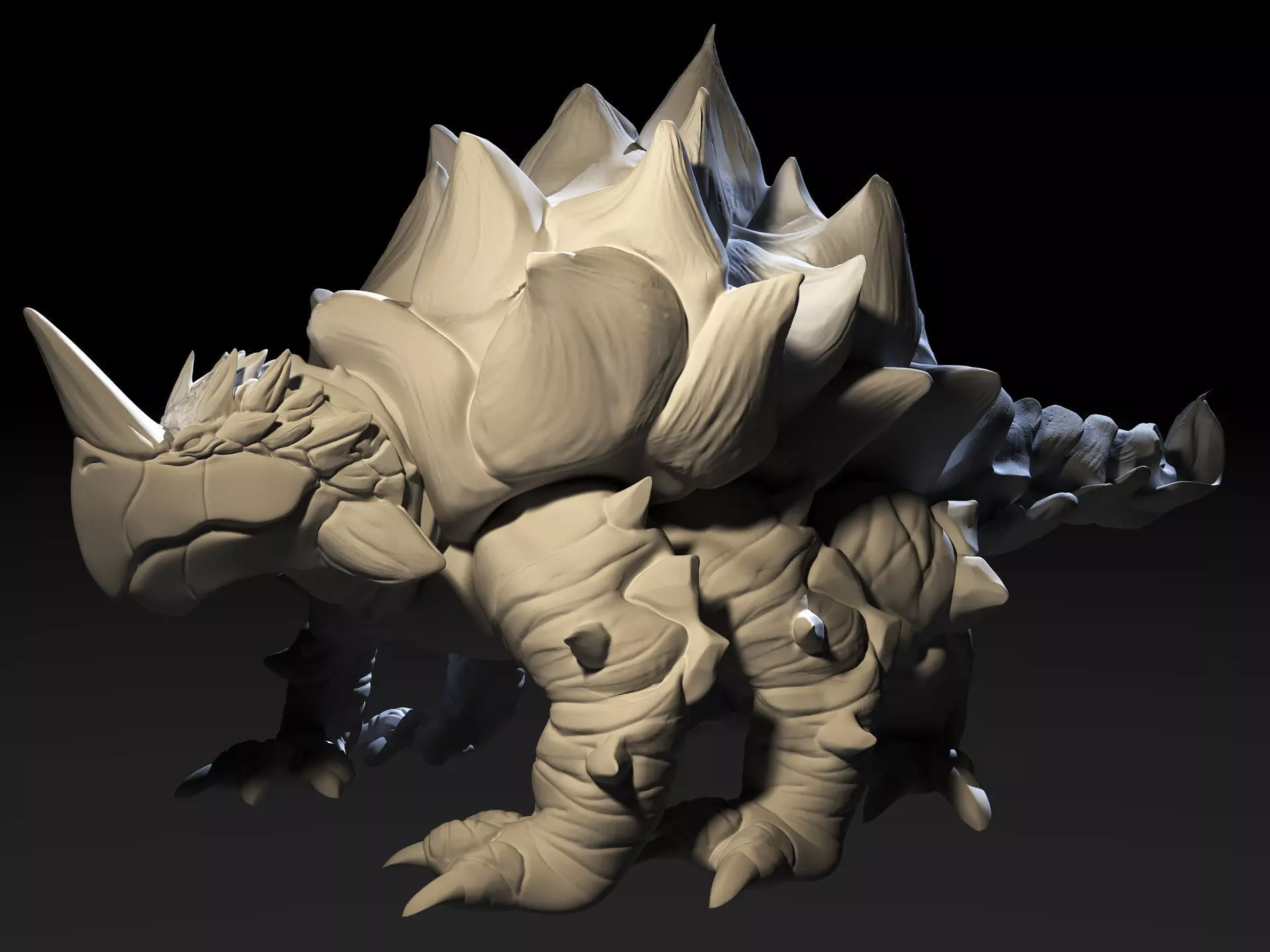 Turtle Tarasque Beast 3D print model_0