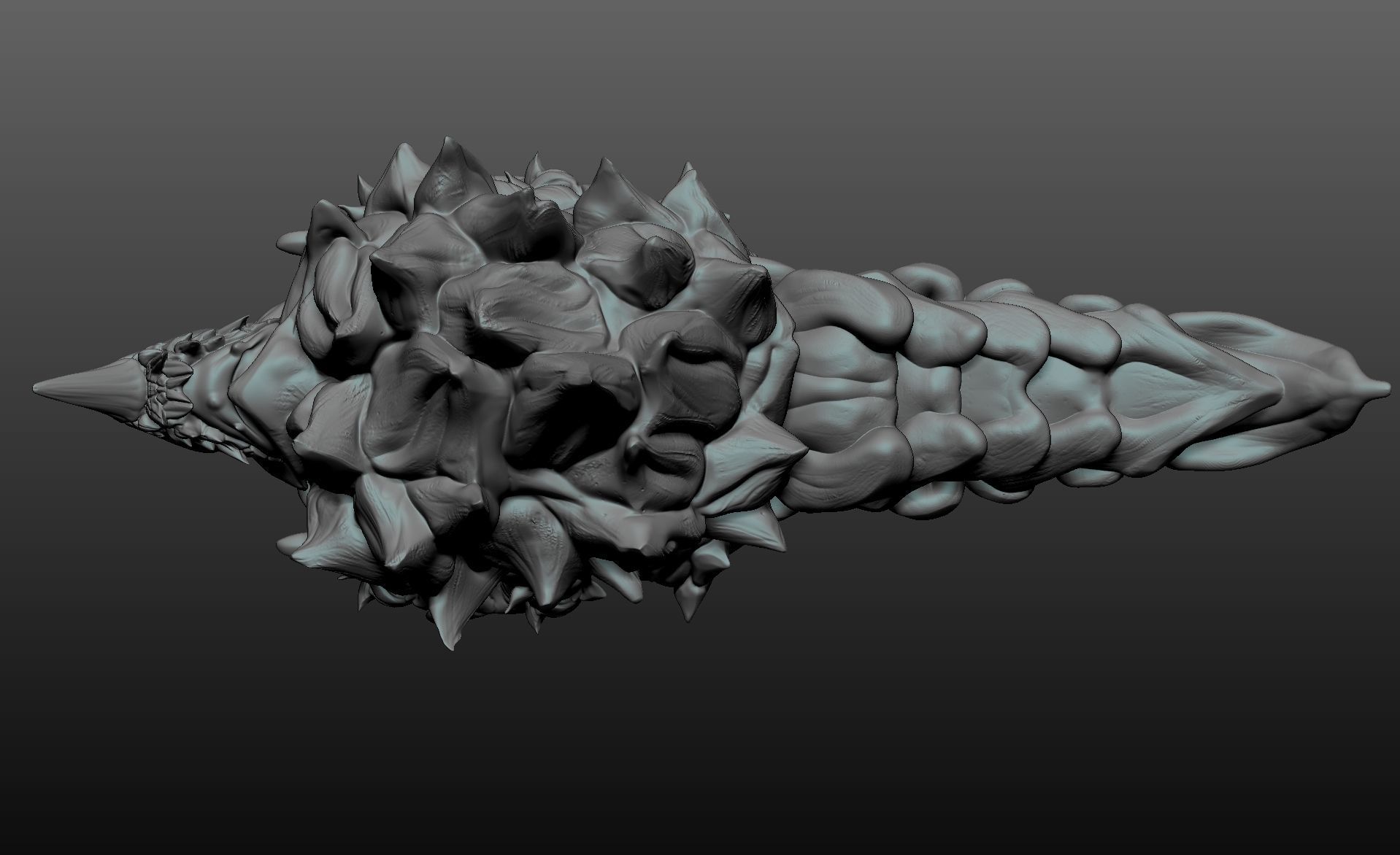 Turtle Tarasque Beast 3D print model_5