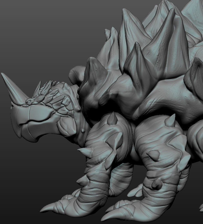 Turtle Tarasque Beast 3D print model_1