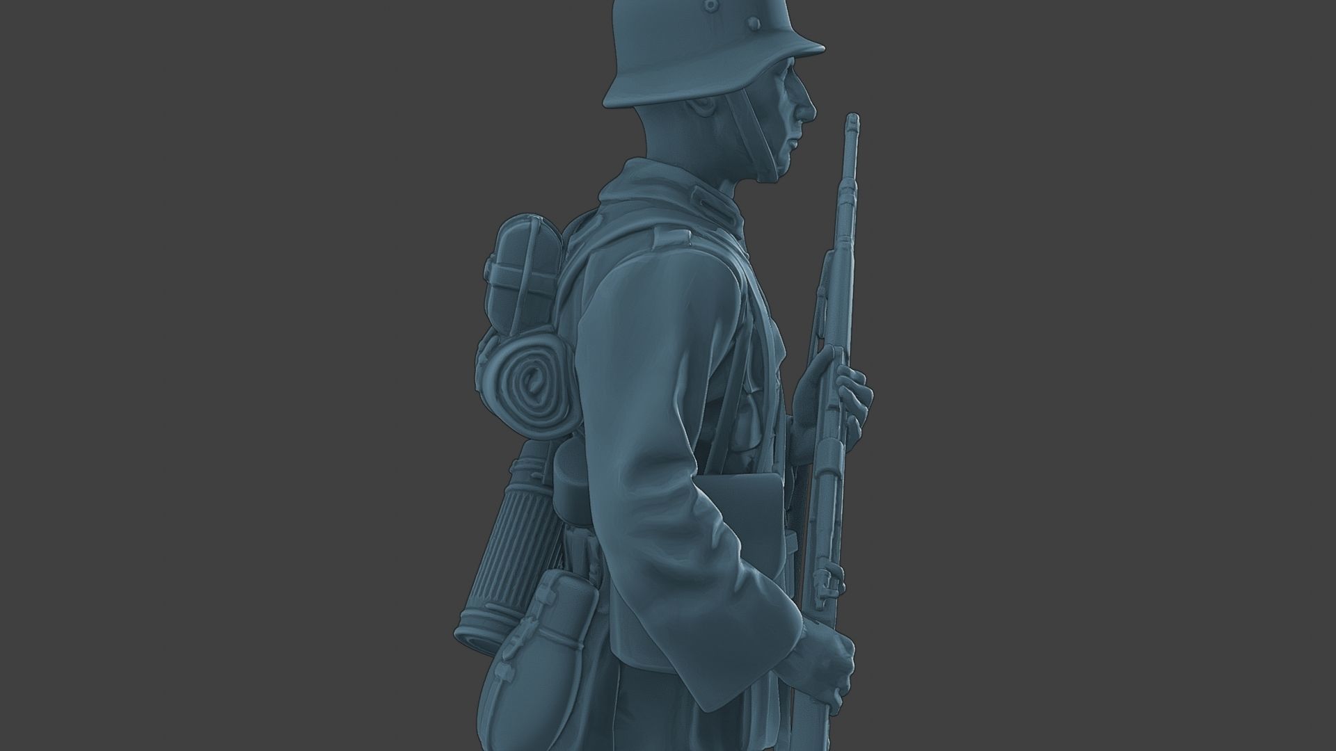 German soldier ww2 StandGuard G1 3D print model_20
