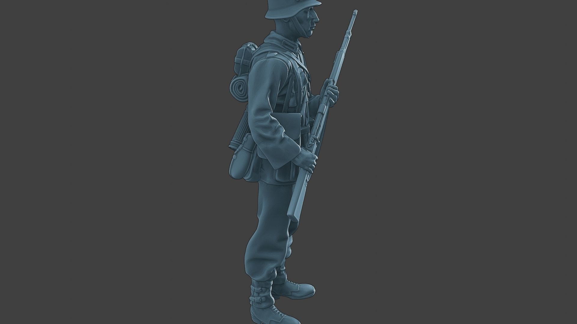 German soldier ww2 StandGuard G1 3D print model_30