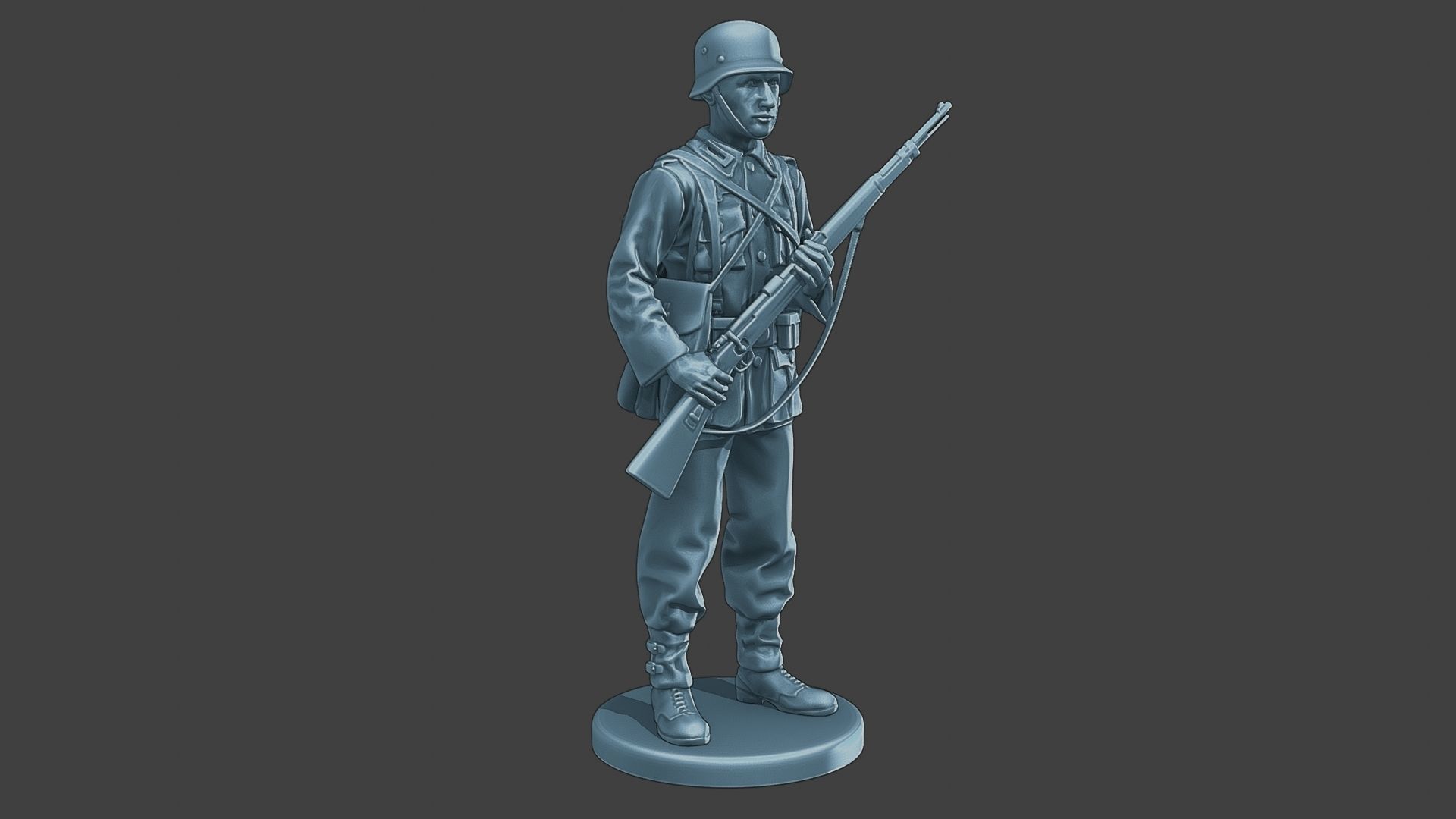 German soldier ww2 StandGuard G1 3D print model_10