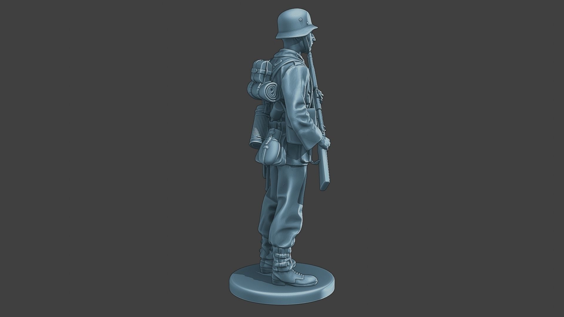 German soldier ww2 StandGuard G1 3D print model_8