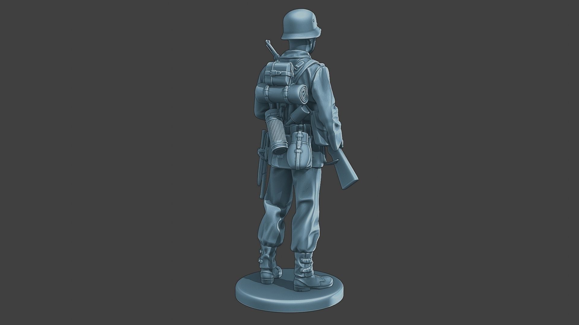 German soldier ww2 StandGuard G1 3D print model_7