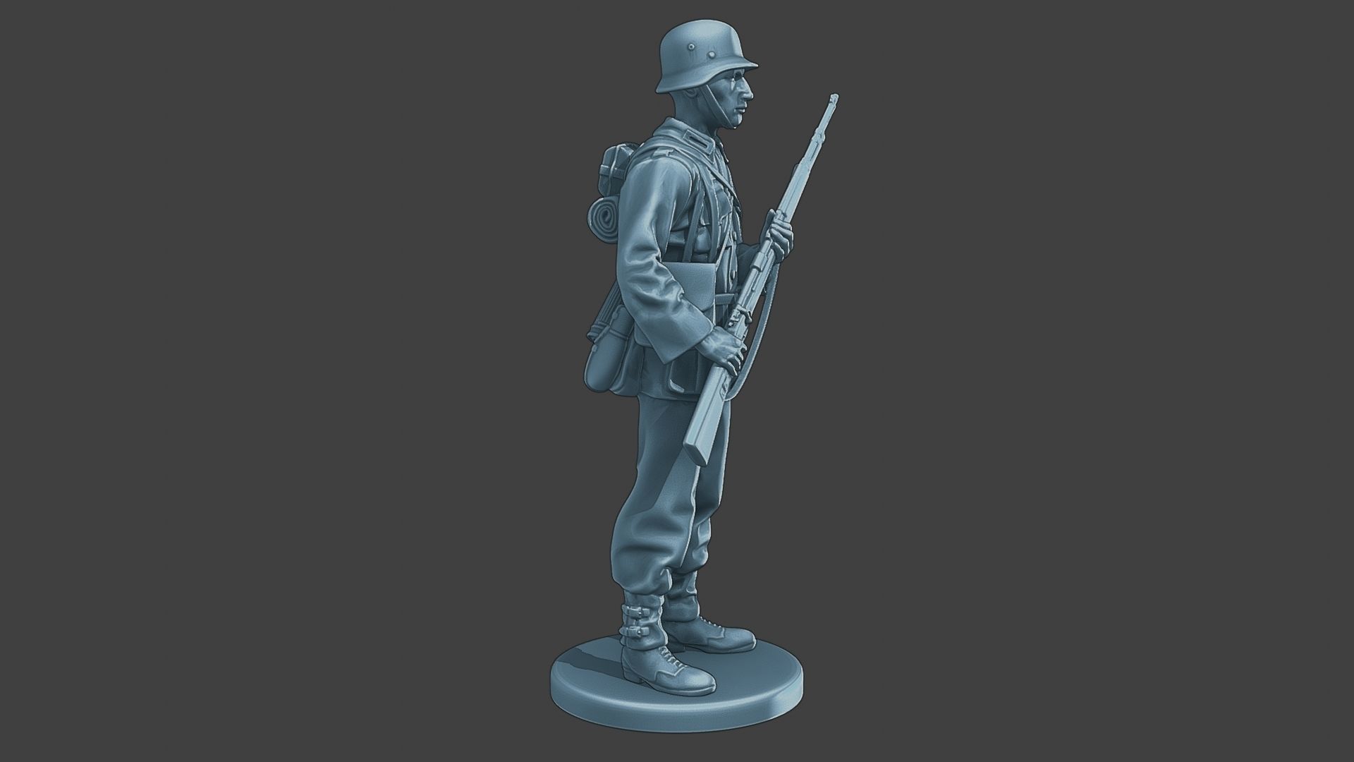 German soldier ww2 StandGuard G1 3D print model_9