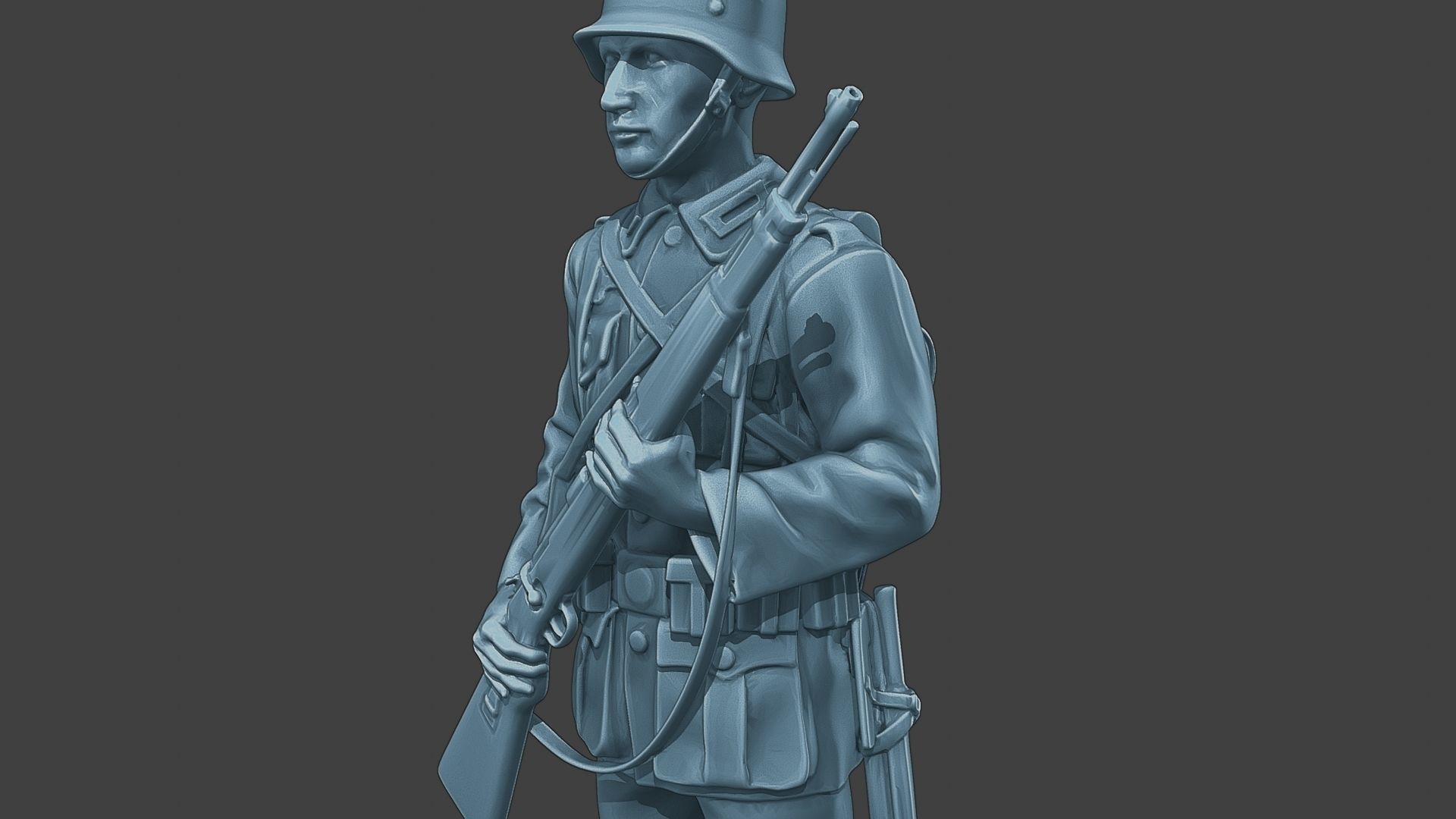 German soldier ww2 StandGuard G1 3D print model_18