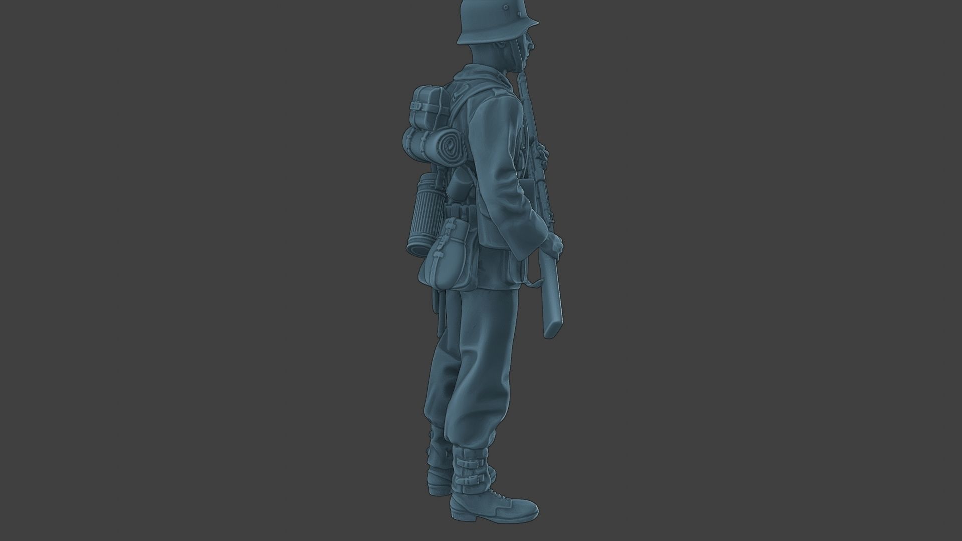 German soldier ww2 StandGuard G1 3D print model_31