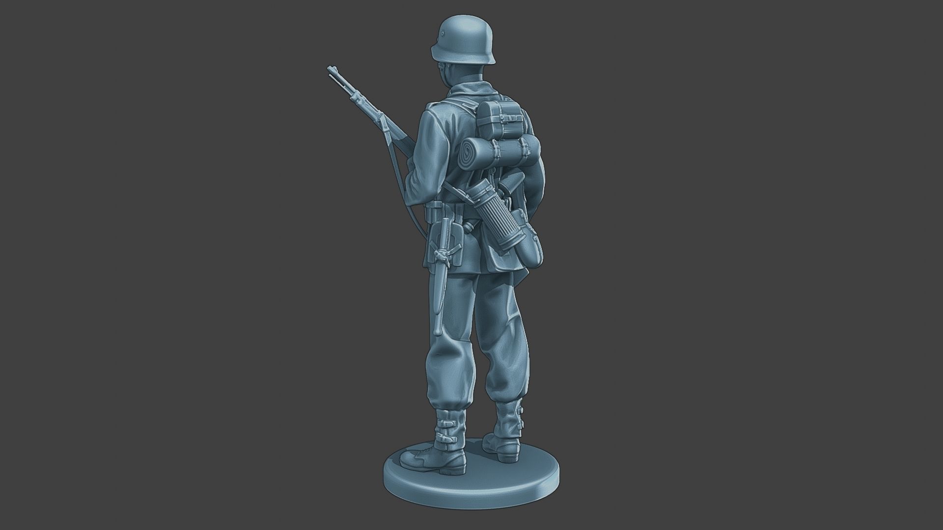 German soldier ww2 StandGuard G1 3D print model_5