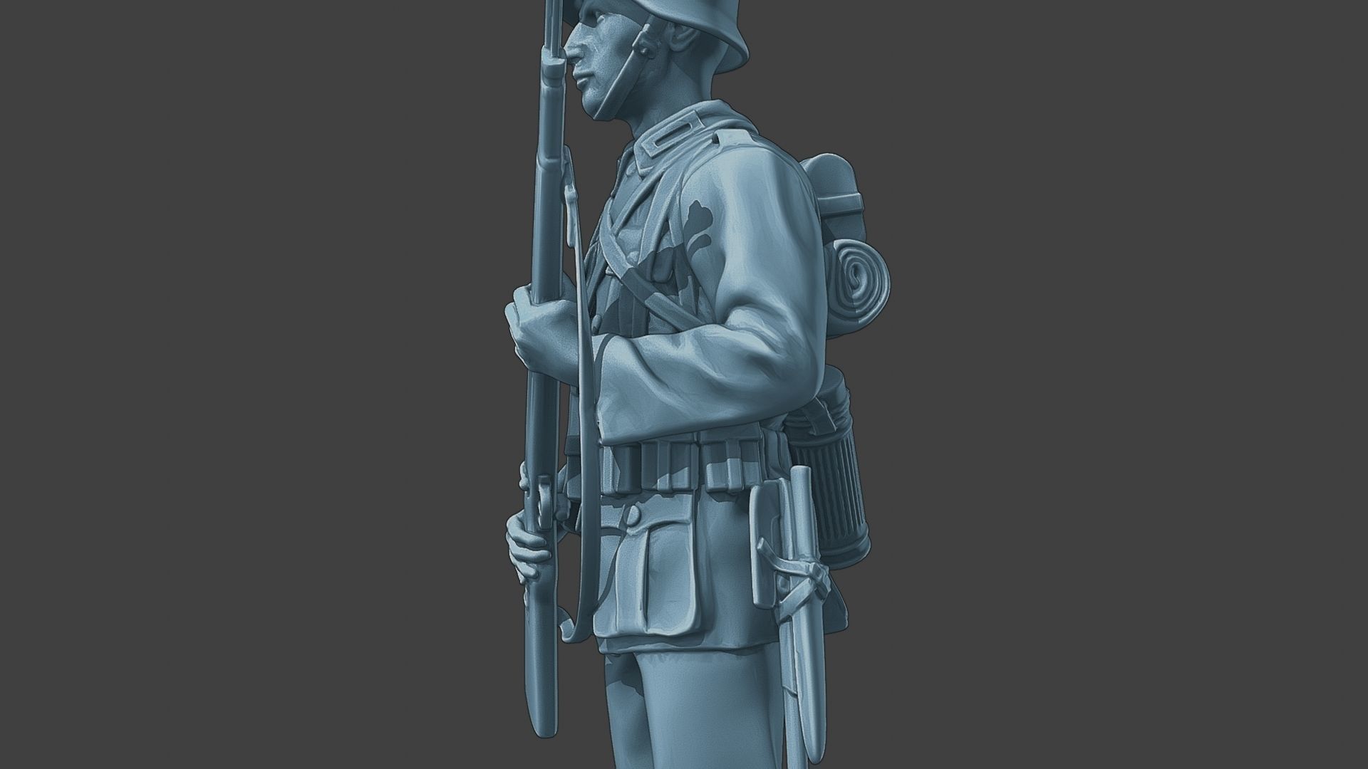 German soldier ww2 StandGuard G1 3D print model_17