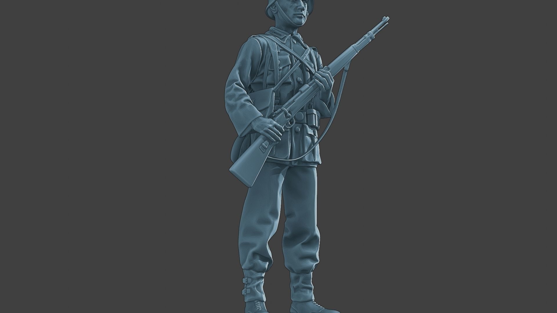 German soldier ww2 StandGuard G1 3D print model_13