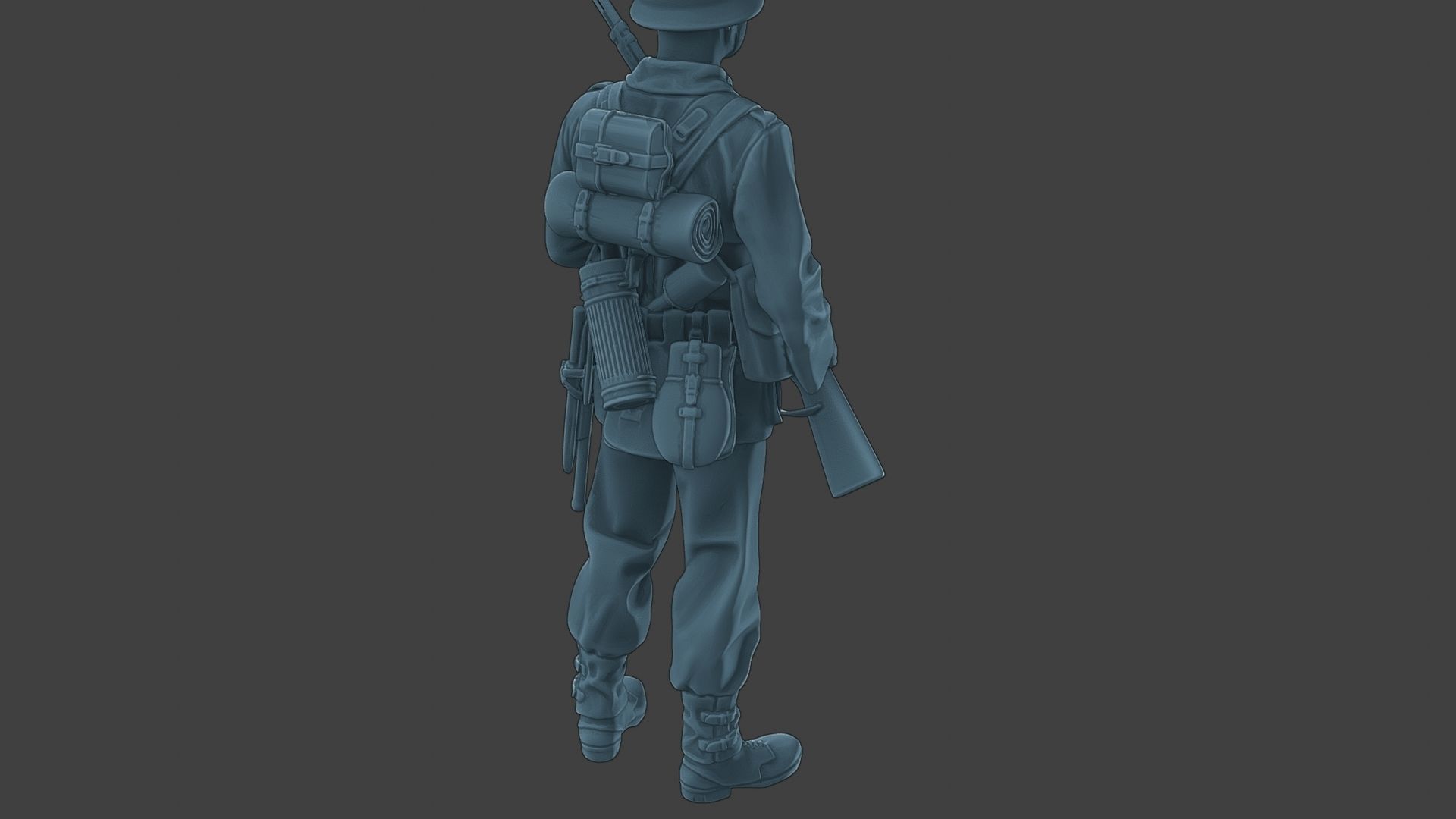 German soldier ww2 StandGuard G1 3D print model_24