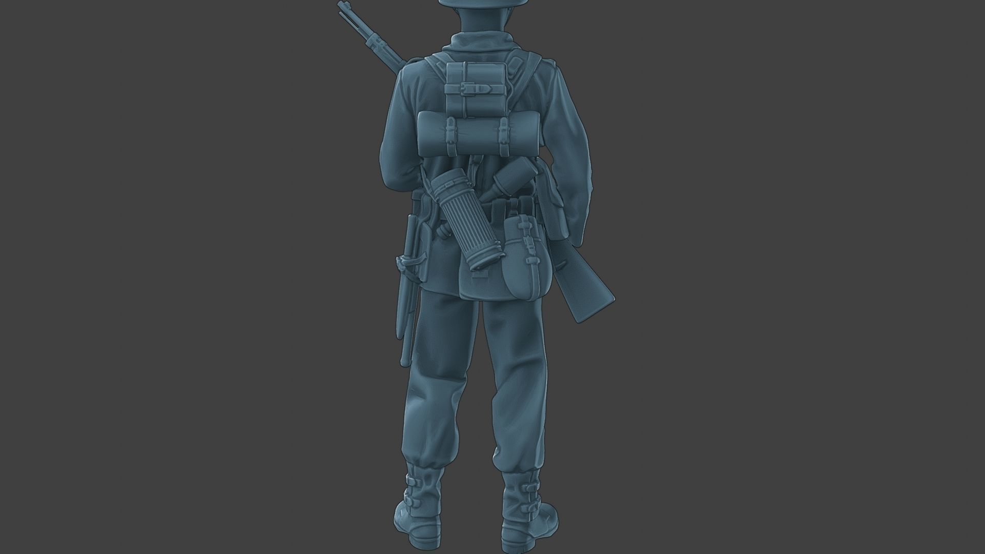 German soldier ww2 StandGuard G1 3D print model_25