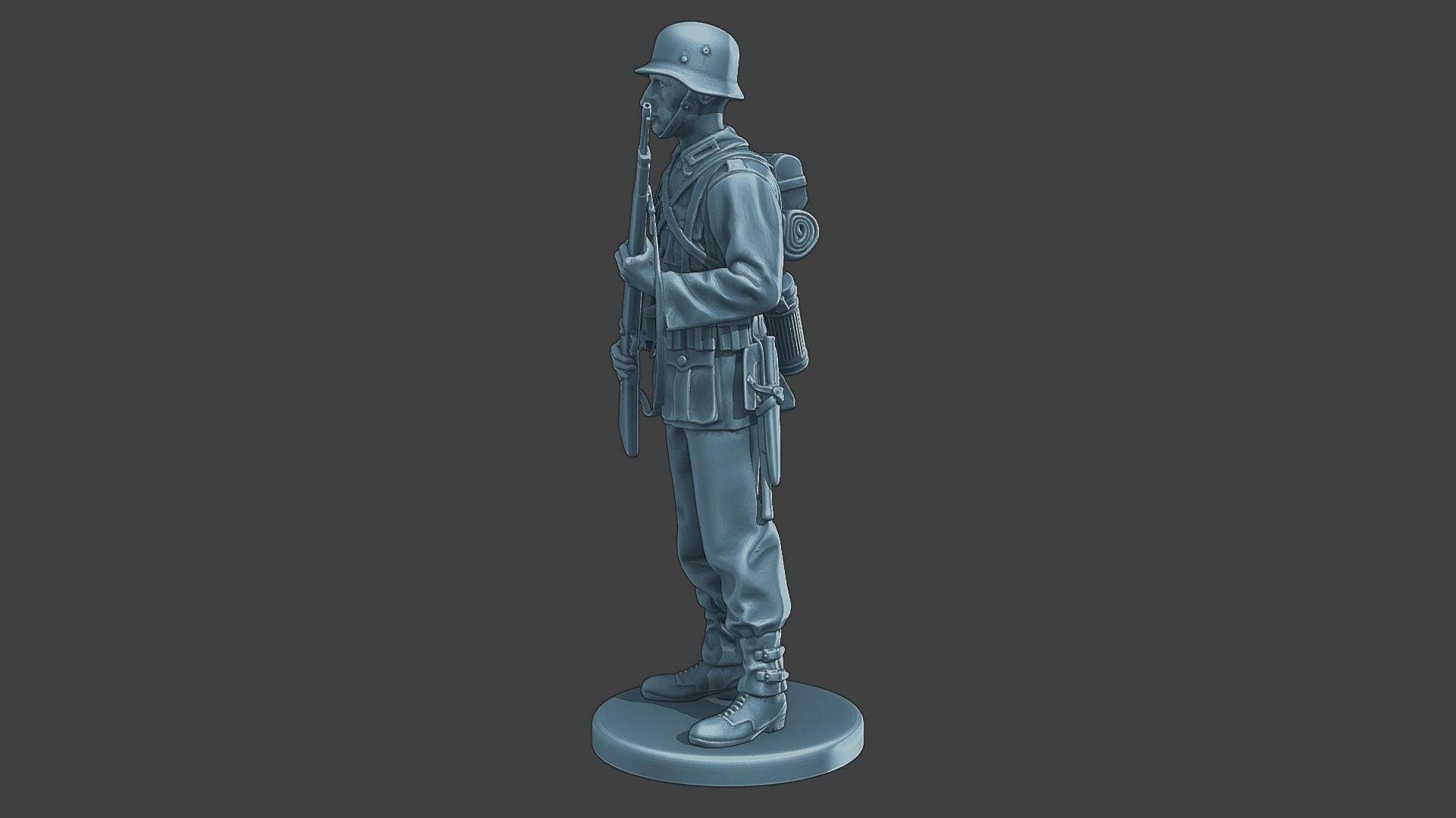 German soldier ww2 StandGuard G1 3D print model_3