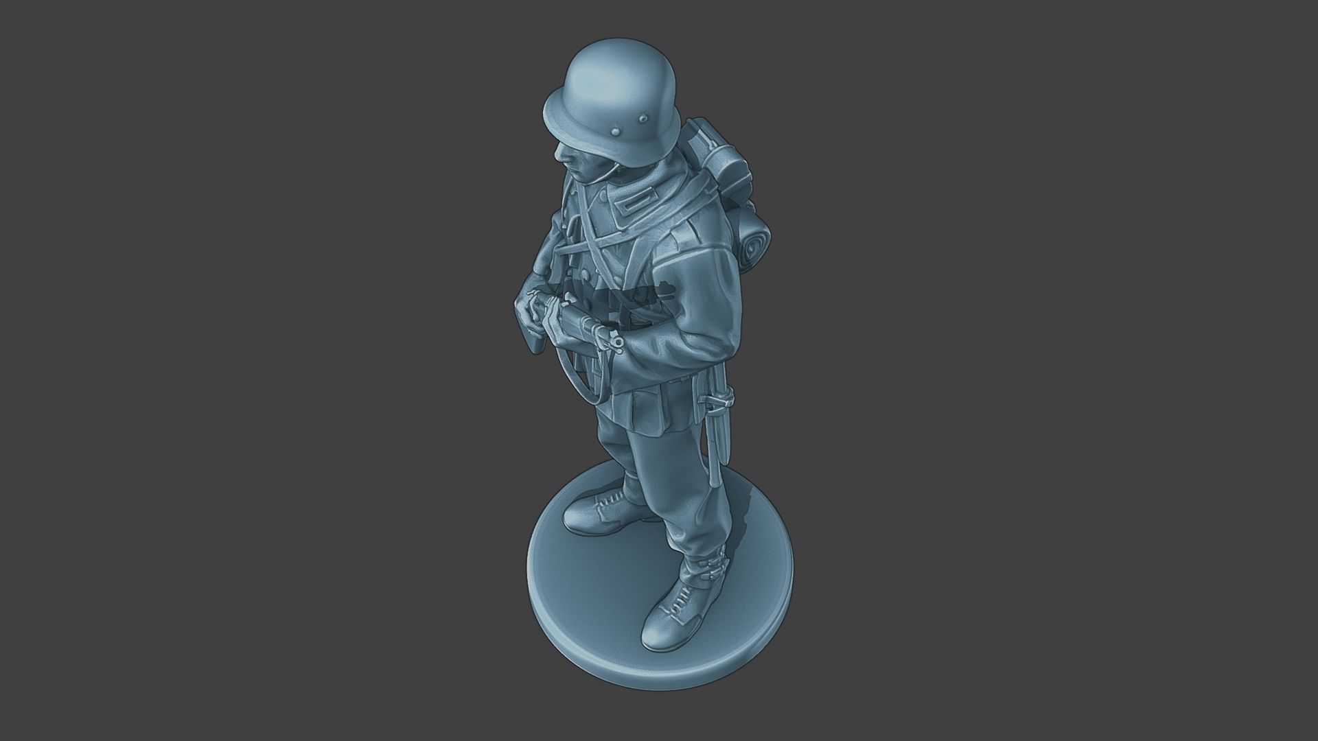 German soldier ww2 StandGuard G1 3D print model_15