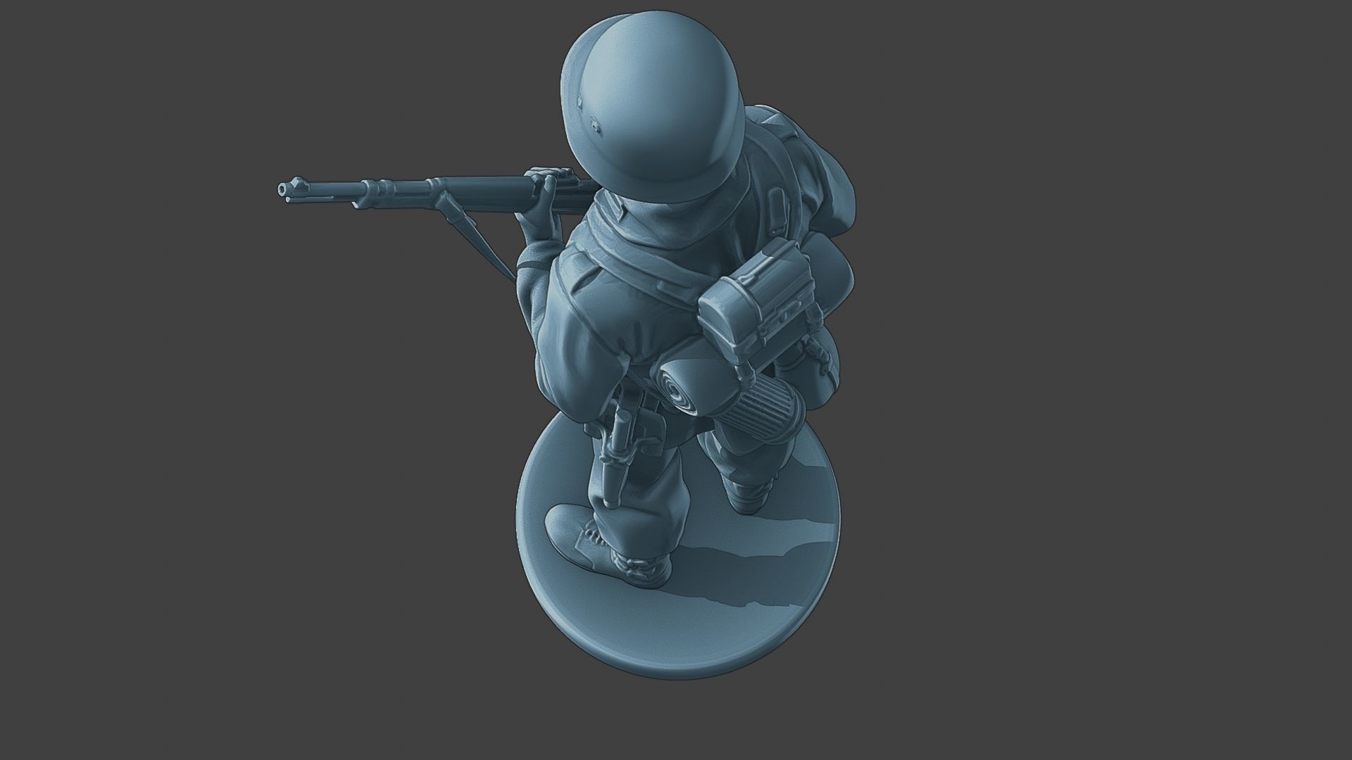 German soldier ww2 StandGuard G1 3D print model_16