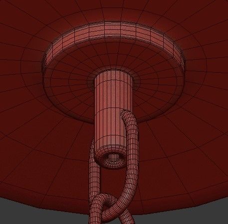 RH collection pendant lamp 3D model_112