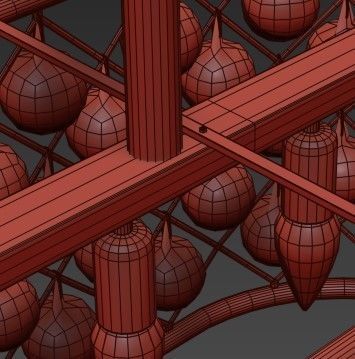 RH collection pendant lamp 3D model_135