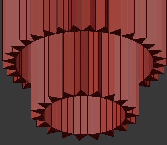 RH collection pendant lamp 3D model_46