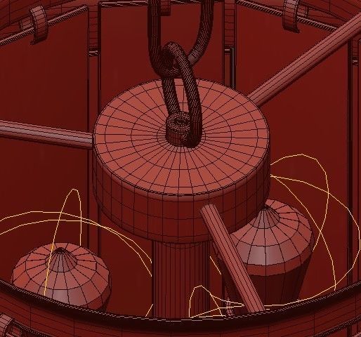 RH collection pendant lamp 3D model_53