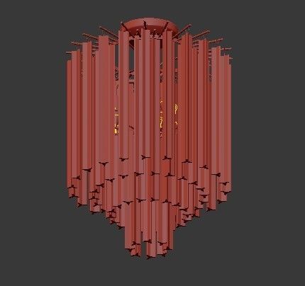 RH collection pendant lamp 3D model_146