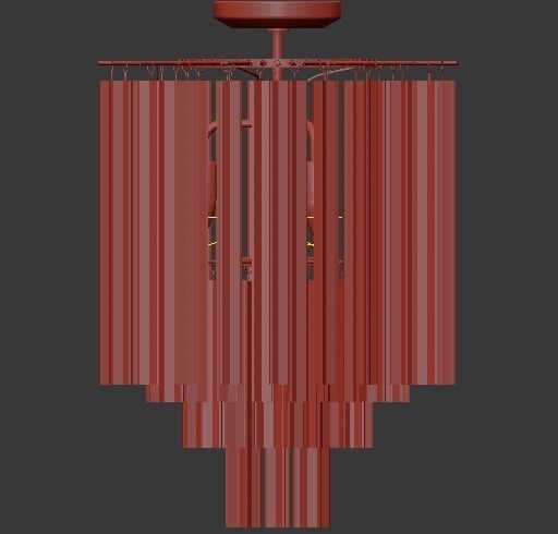 RH collection pendant lamp 3D model_145