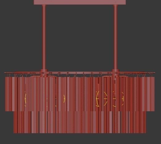 RH collection pendant lamp 3D model_139