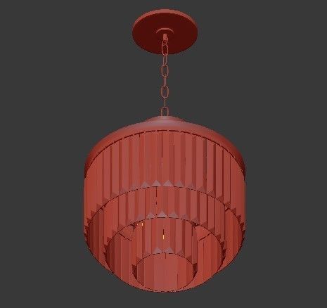 RH collection pendant lamp 3D model_50